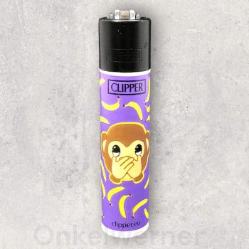 Monkey Emoji Clipper Feuerzeug 3/4